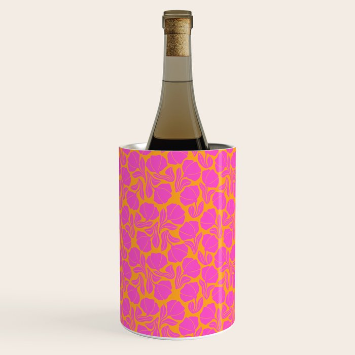 Boho Blooms - Hot Pink Wine Chiller Gallery Image 1