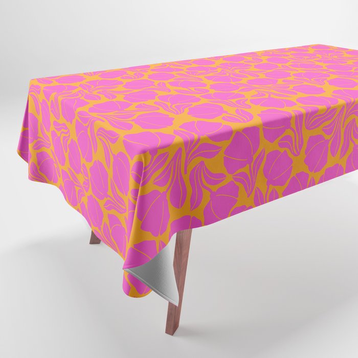 Boho Blooms - Hot Pink Tablecloth Gallery Image 1