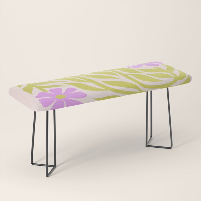 Lilac & Lime: Les Fleurs | Flower Market Color Series 02 Bench Gallery Image 1
