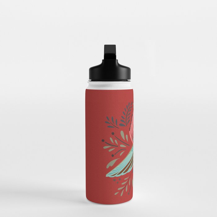 Peace Bird - Red Water Bottle Gallery Image 3