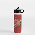 Peace Bird - Red Water Bottle Gallery Image 1