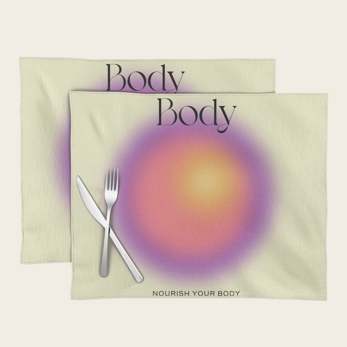 Body: Aura Gradient 02 Placemat Gallery Image 1
