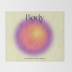 Body: Aura Gradient 02 Throw Blanket Gallery Image 2