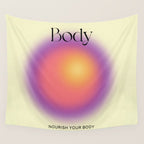 Body: Aura Gradient 02 Wall Tapestry Gallery Image 4