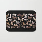 Ferret - dark Bath Mat Gallery Image 1