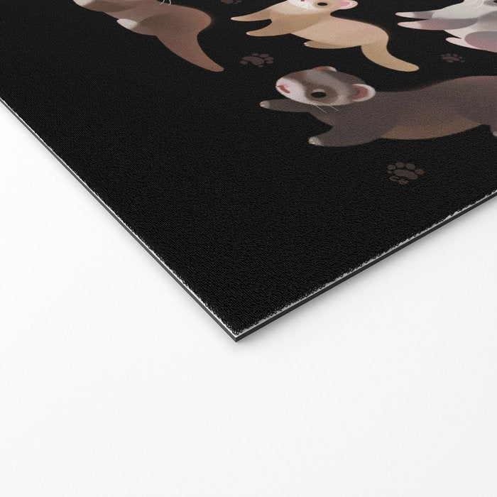 Ferret - dark Welcome Mat Gallery Image 2