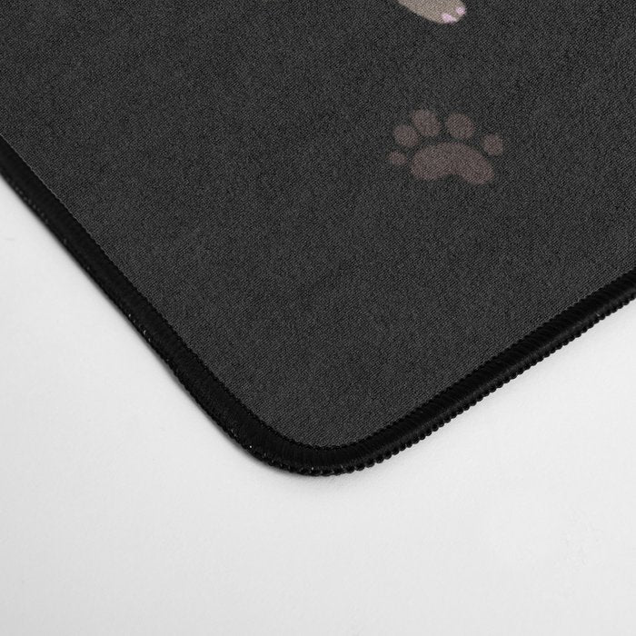 Ferret - dark Desk Mat Gallery Image 4