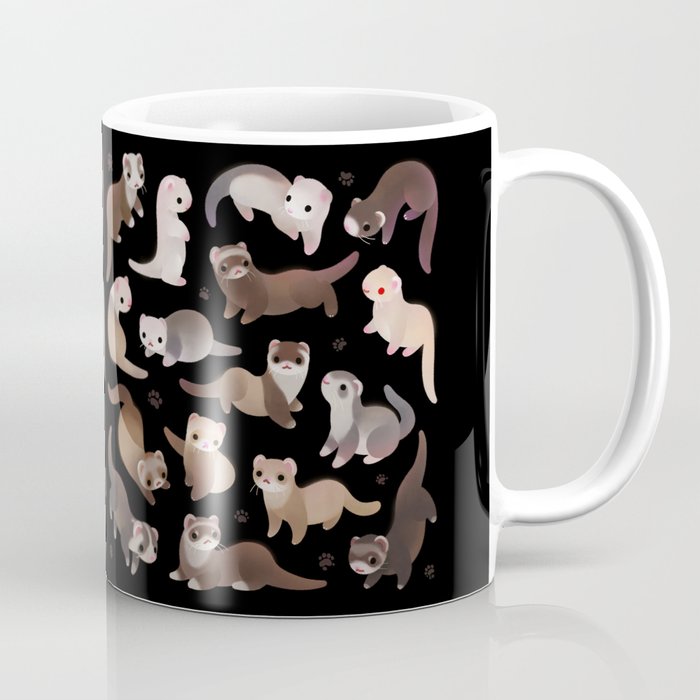 Ferret - dark Coffee Mug Gallery Image 1