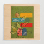 Tropical Geometry 5 Wood Wall Art Gallery Image 1