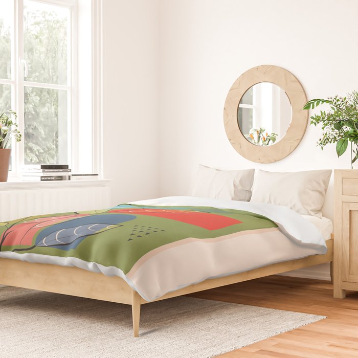 Tropical Geometry 5 Duvet Cover Gallery Image 2