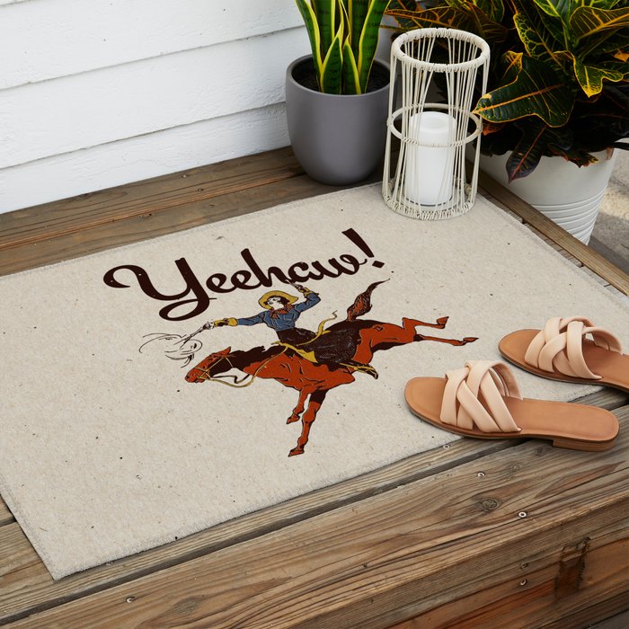 Yeehaw! Outdoor Rug Gallery Image 2