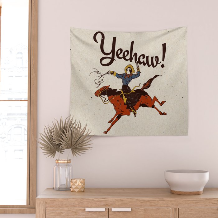 Yeehaw! Wall Tapestry Gallery Image 2