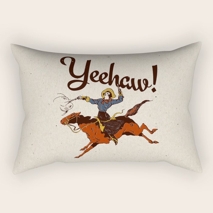 Yeehaw! Rectangular Pillow Gallery Image 2