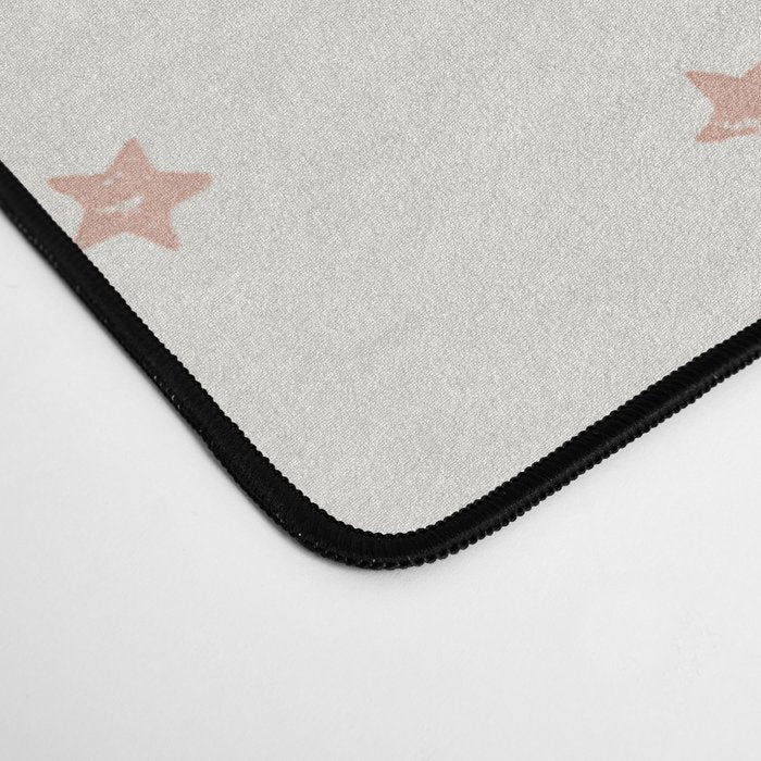 Little Stars Cream & Peach Desk Mat Gallery Image 4