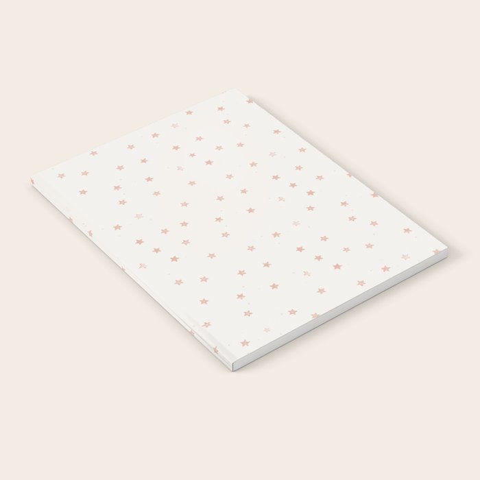 Little Stars Cream & Peach Notebook Gallery Image 2
