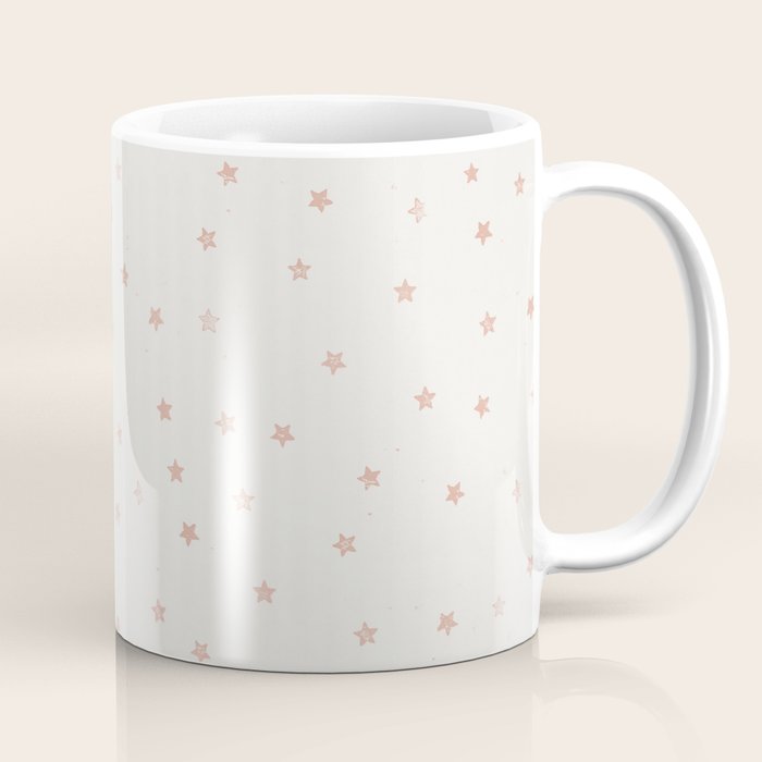 Little Stars Cream & Peach Coffee Mug Gallery Image 1