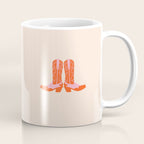 This is My Second Rodeo (pink and orange old west letters) Coffee Mug Gallery Image 1