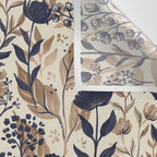 Moody Blooms Dark Neutral Wall Tapestry Gallery Image 3