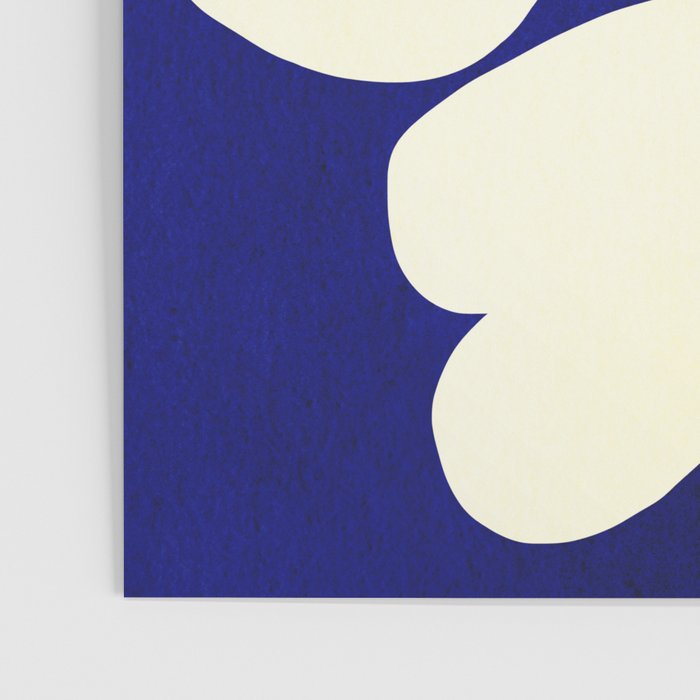 Abstract botanical 52-blue Poster Gallery Image 3
