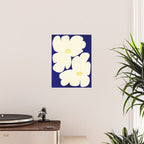 Abstract botanical 52-blue Poster Gallery Image 2