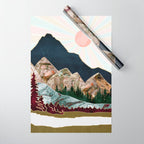 Retro Autumn Vista Wrapping Paper Gallery Image 1