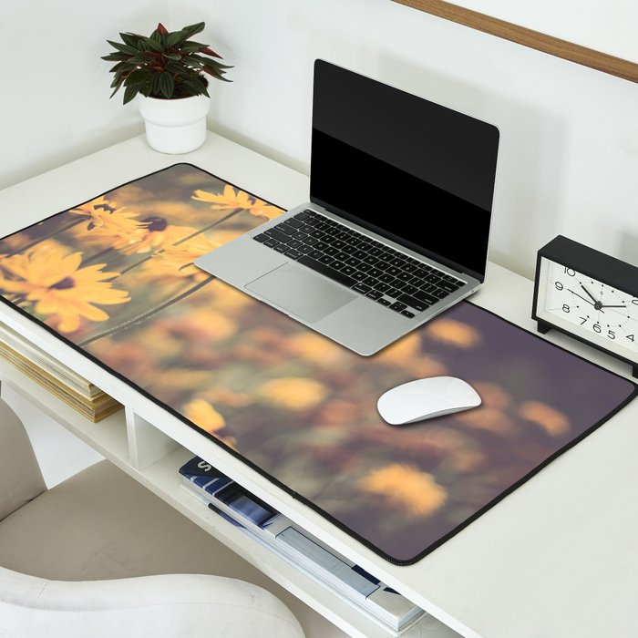 Summer Flowers Desk Mat Gallery Image 2