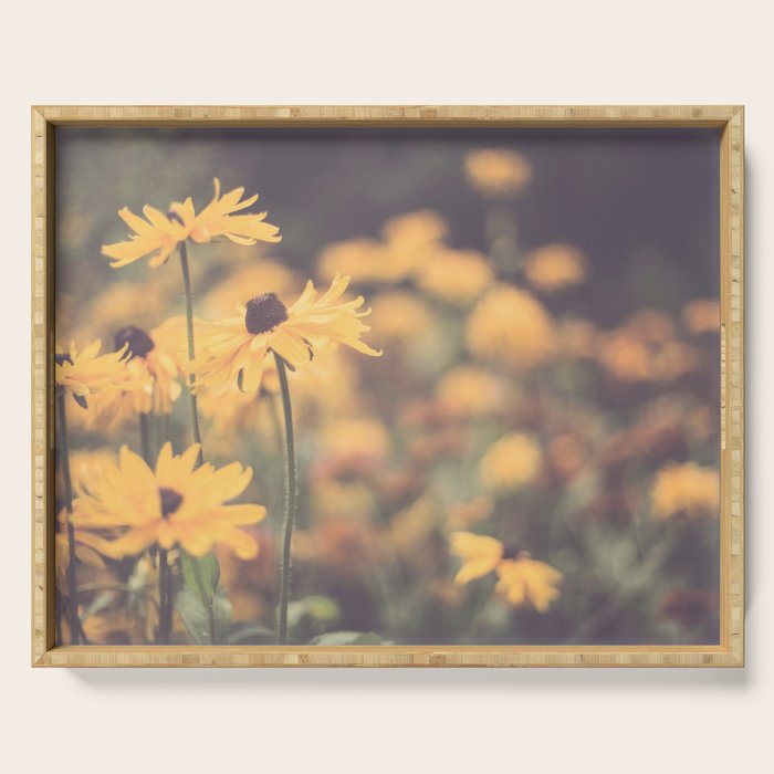 Summer Flowers Serving Tray Gallery Image 1