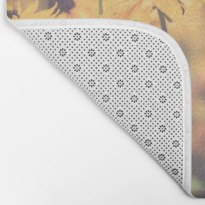 Summer Flowers Bath Mat Gallery Image 2