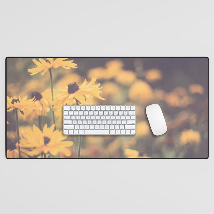 Summer Flowers Desk Mat Gallery Image 1