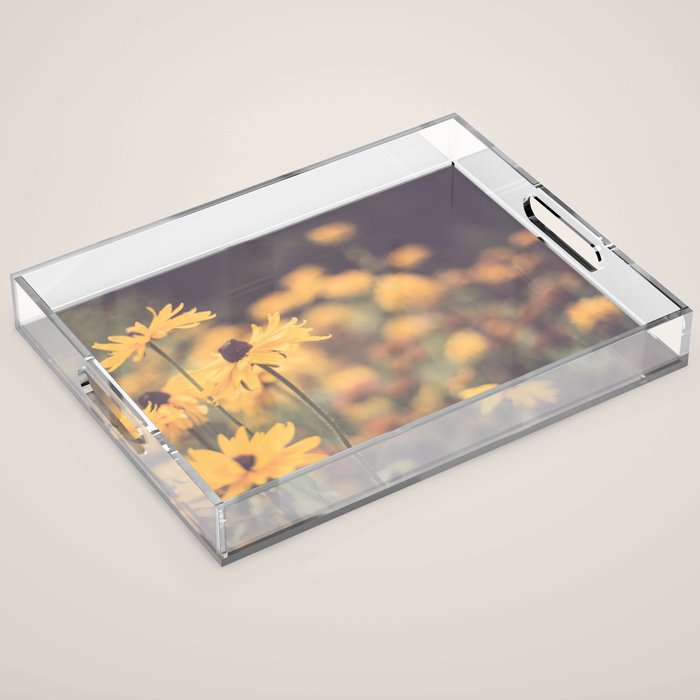 Summer Flowers Acrylic Tray Gallery Image 1