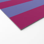 Strippy - Dark Orchid and Peri Welcome Mat Gallery Image 2