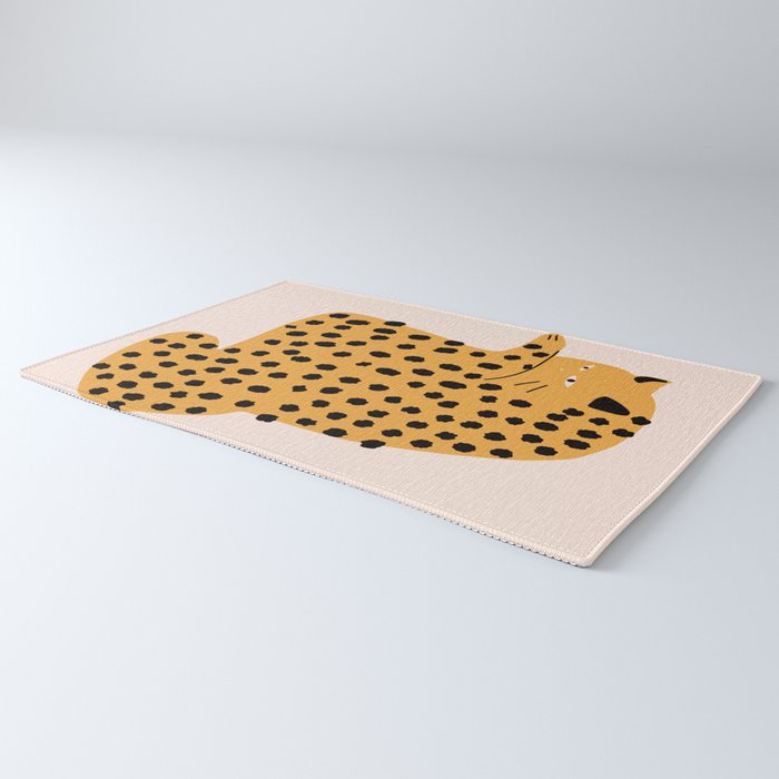 Self grooming cat Rug Gallery Image 3