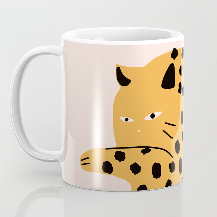 Self grooming cat Coffee Mug Gallery Image 3