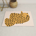 Self grooming cat Rug Gallery Image 1