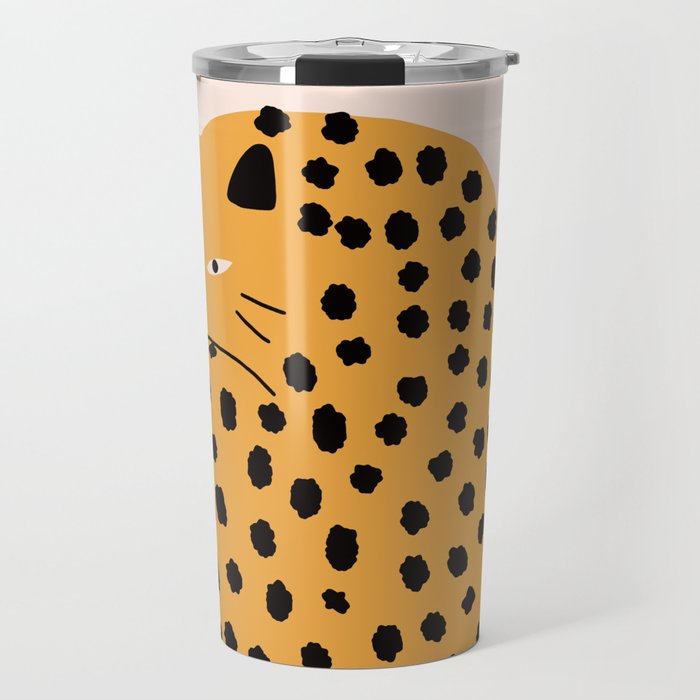 Self grooming cat Travel Mug Gallery Image 1
