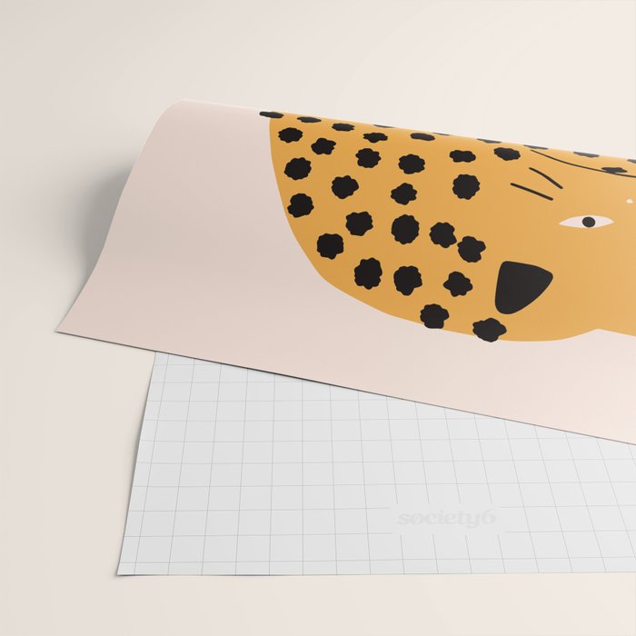 Self grooming cat Wrapping Paper Gallery Image 2