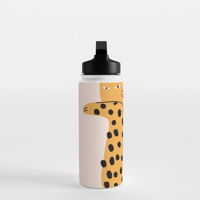 Self grooming cat Water Bottle Gallery Image 3