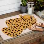Self grooming cat Outdoor Rug Gallery Image 2