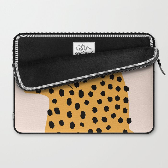 Self grooming cat Laptop Sleeve Gallery Image 2