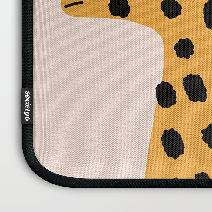 Self grooming cat Laptop Sleeve Gallery Image 3