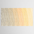 Organic Fine Lines Wavy Gradient Minimal Ink Stripe Pattern Brown Orange Yellow Tablecloth Gallery Image 2