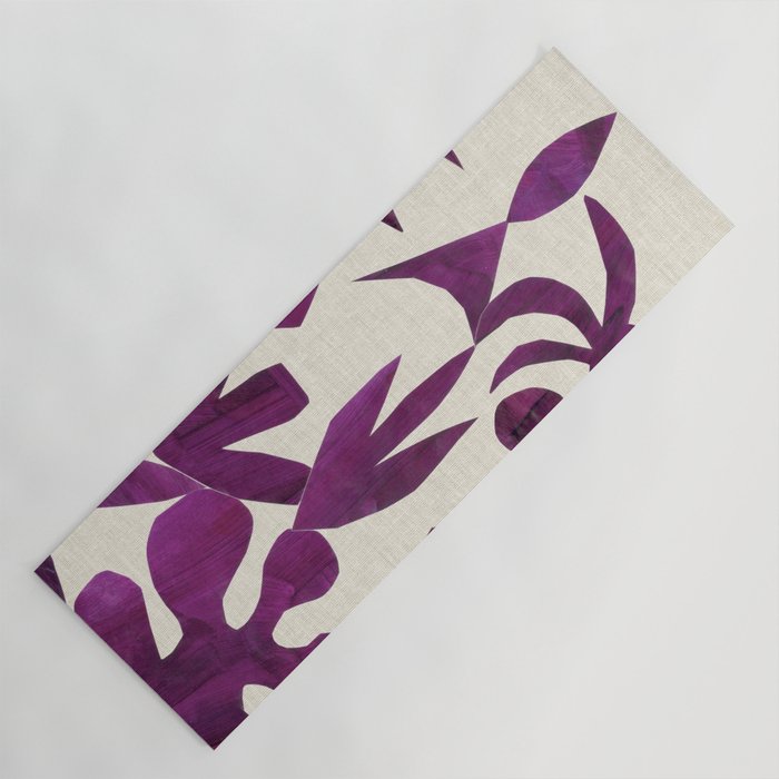 Purple Tropic Yoga Mat Gallery Image 1