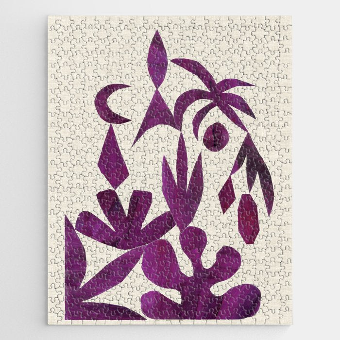 Purple Tropic Jigsaw Puzzle Gallery Image 1