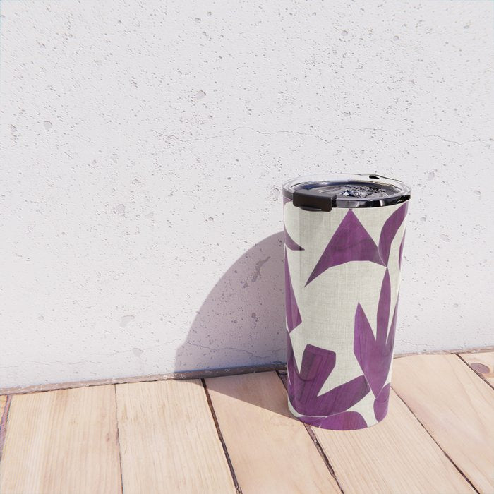 Purple Tropic Travel Mug Gallery Image 4