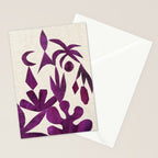 Purple Tropic Stationery Card Gallery Image 2