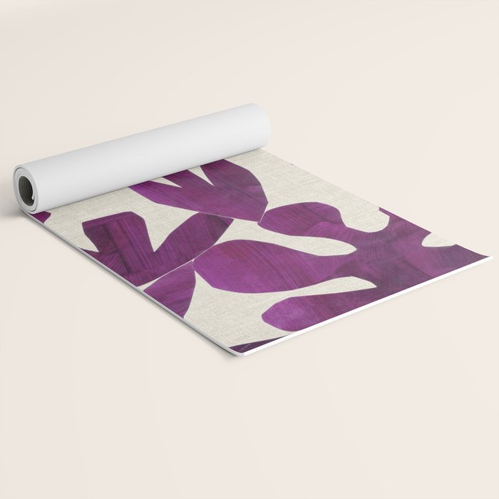 Purple Tropic Yoga Mat Gallery Image 2