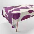 Purple Tropic Tablecloth Gallery Image 1