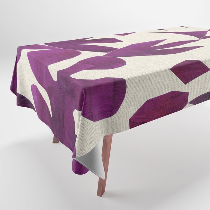 Purple Tropic Tablecloth Gallery Image 1