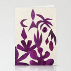Purple Tropic Stationery Card Gallery Image 2