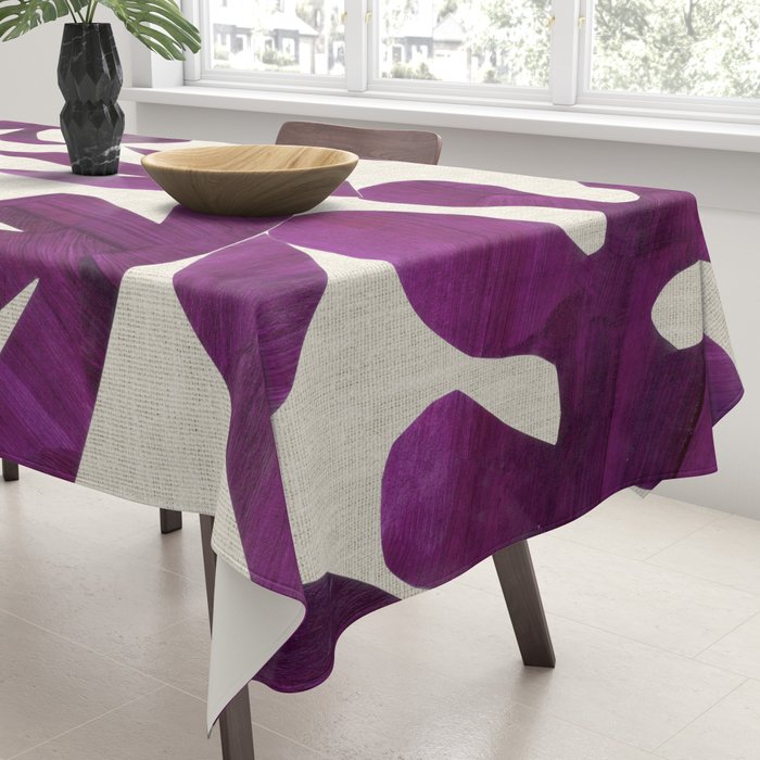 Purple Tropic Tablecloth Gallery Image 3